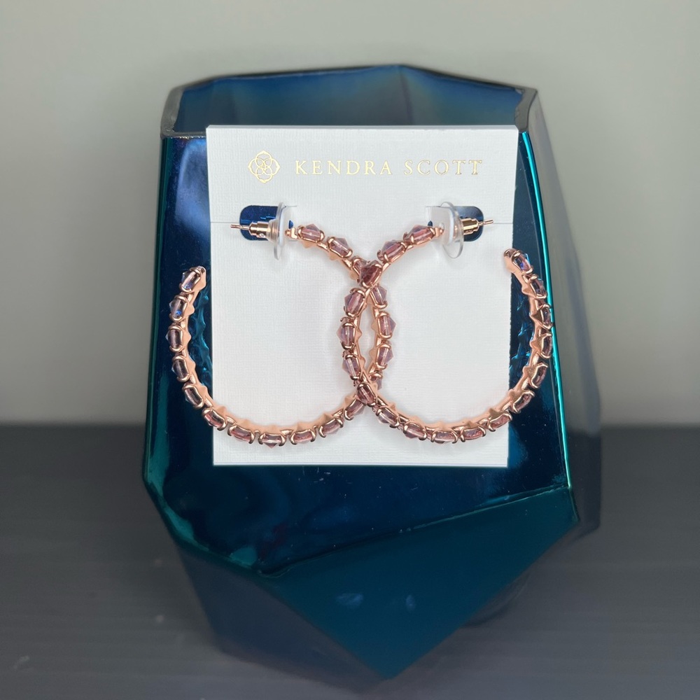 Kendra Scott Rose Gold JOLIE HOOP